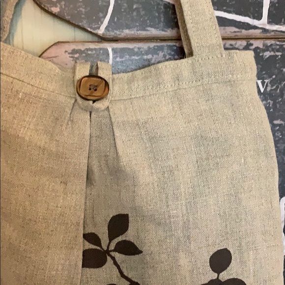 Beautiful Linen Shoulder bag - Picture 2 of 4